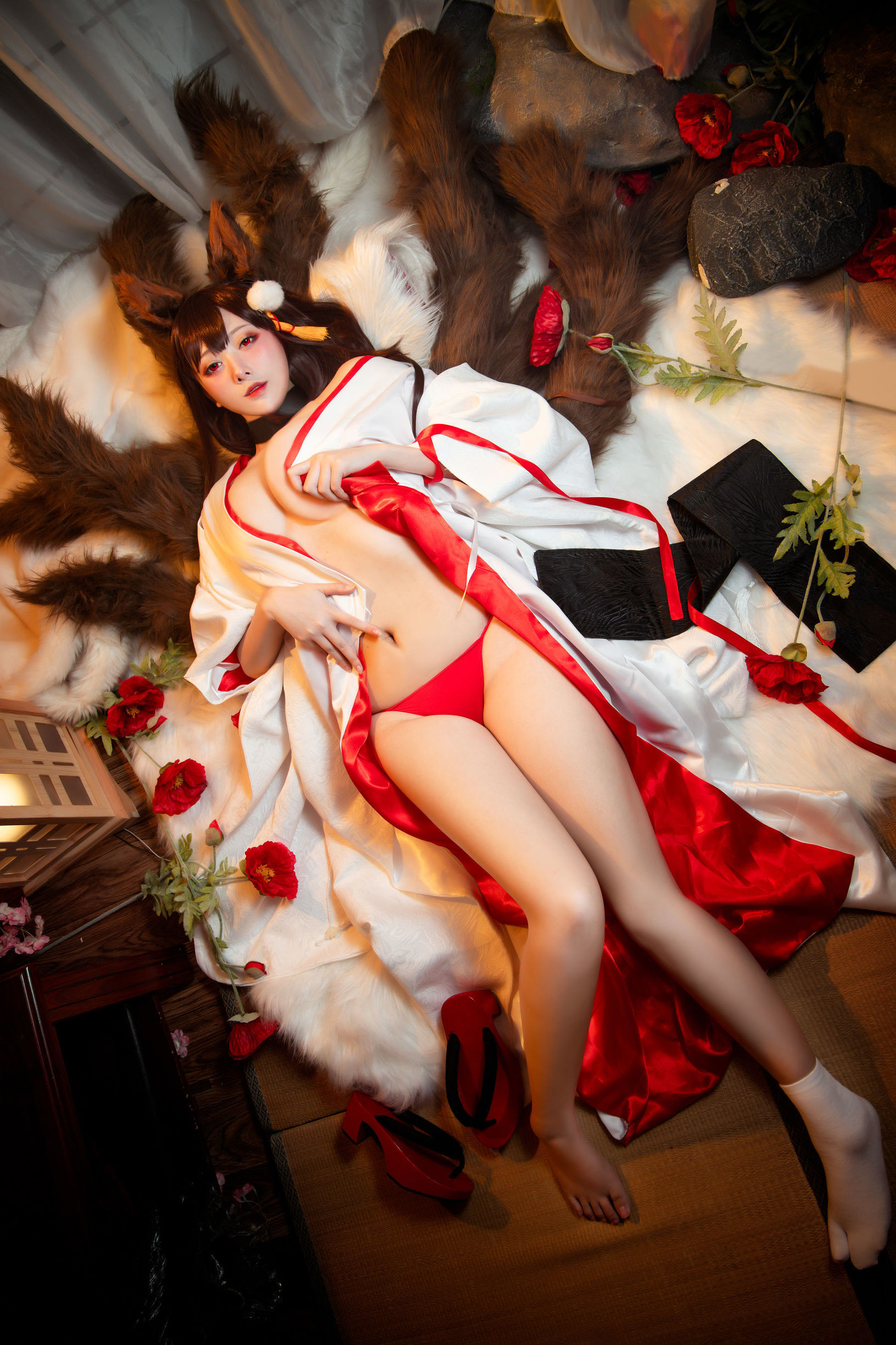 [网红COSER]高颜值coser念念_D赤城白无垢插图6